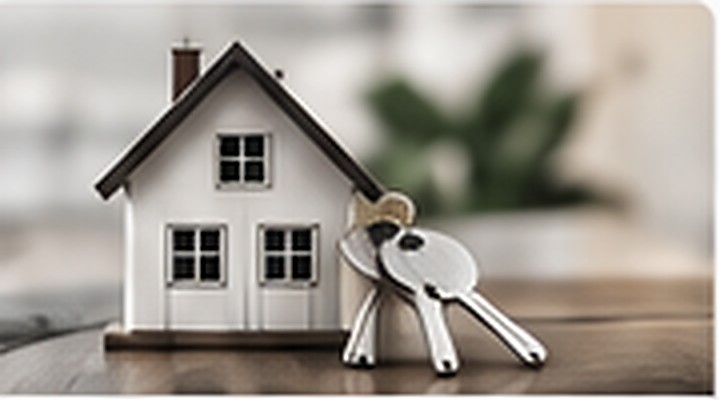 Casa y llaves como referencia al Derecho Inmobiliario